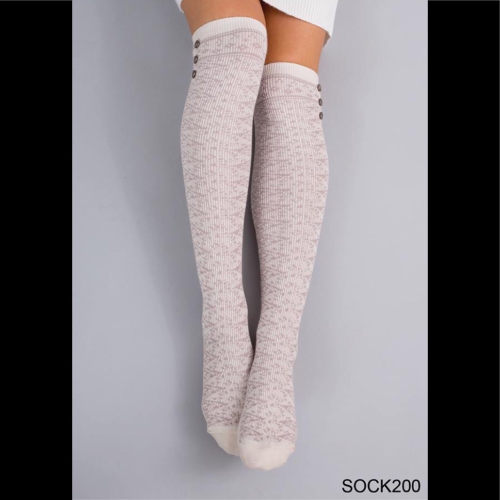 Swiss Alps Tall Boot Socks